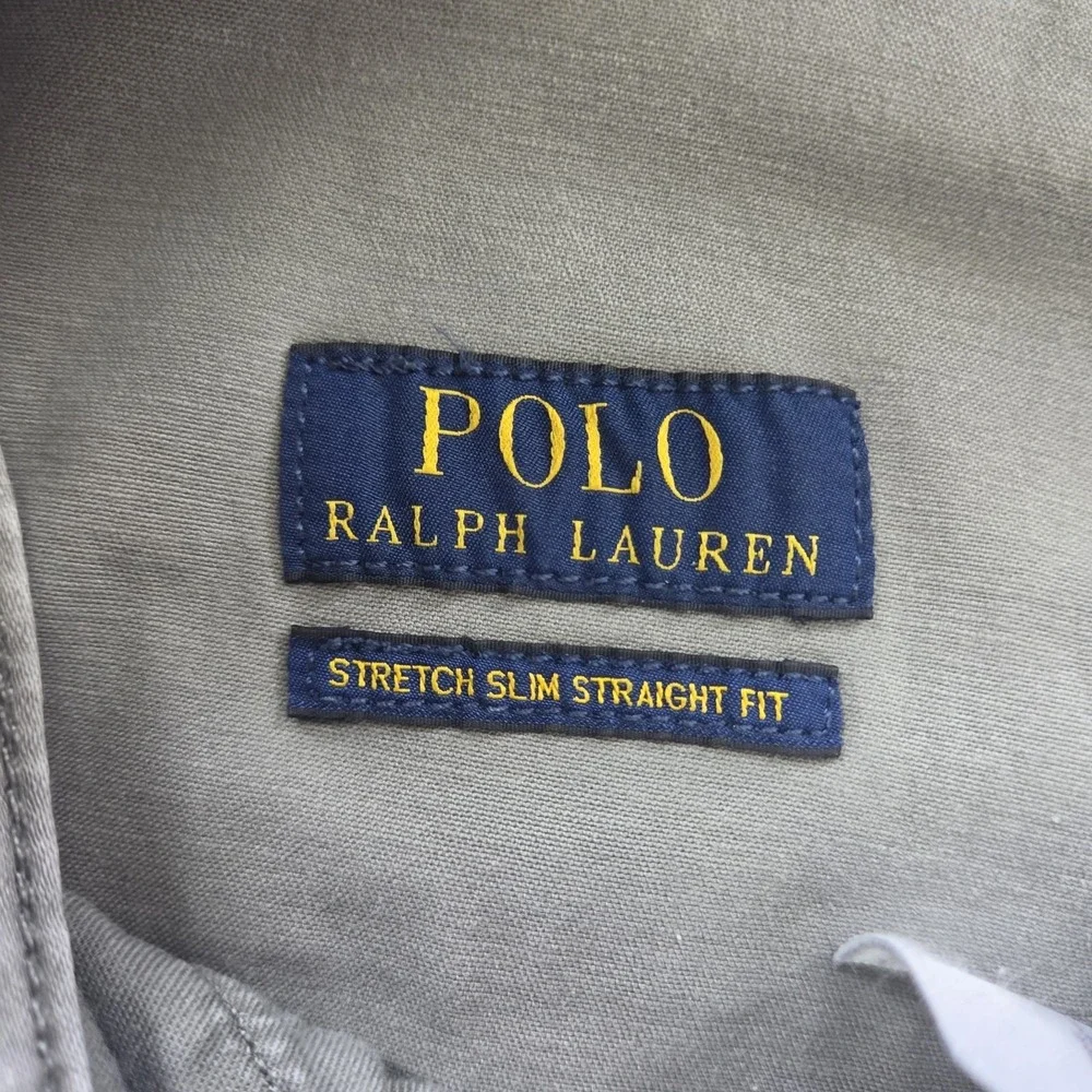 Polo Ralph Lauren Mens Stretch Slim Straight Fit Jeans Gray Sz 36x30
